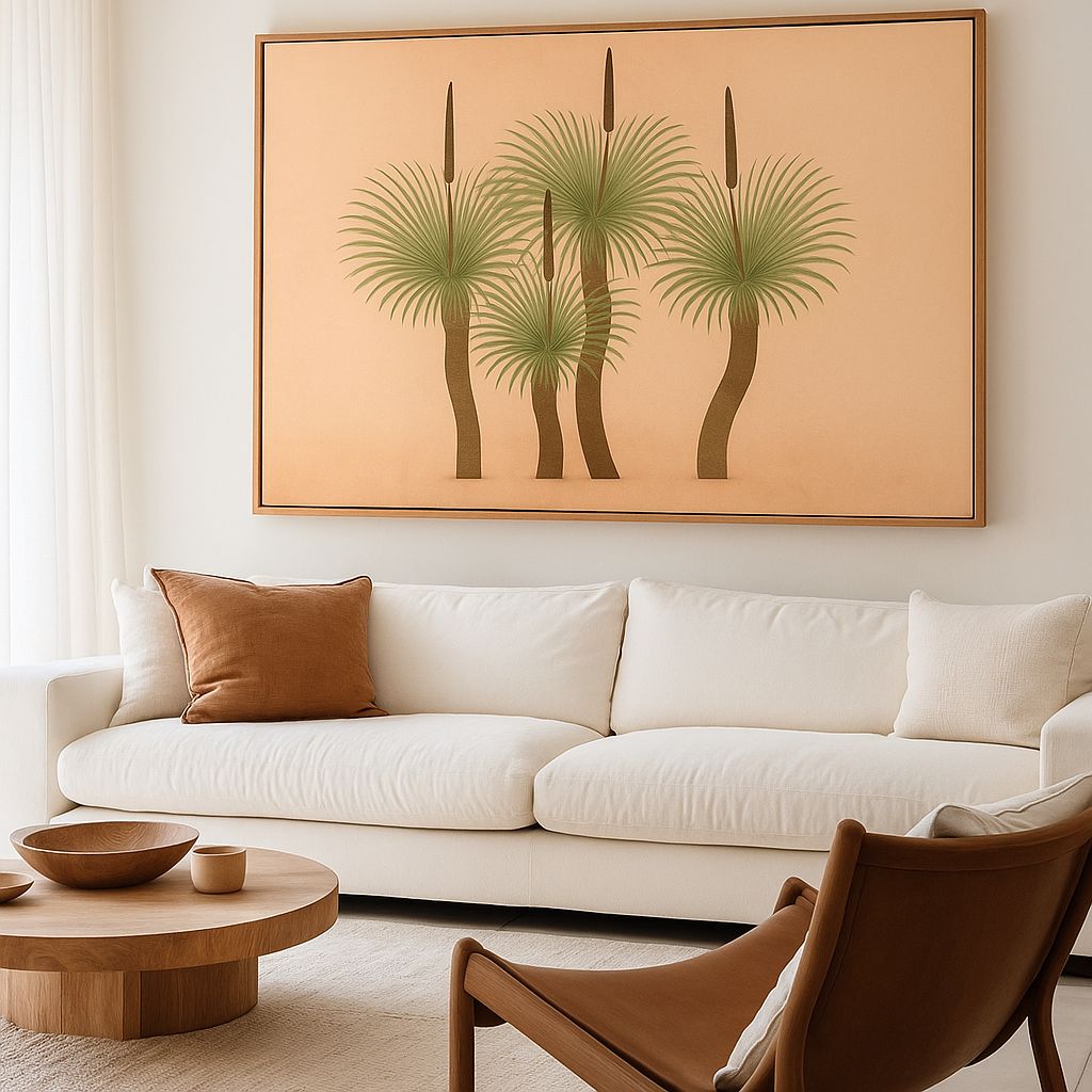 Grass Tree Cluster – Hand Drawn Botanical Print
