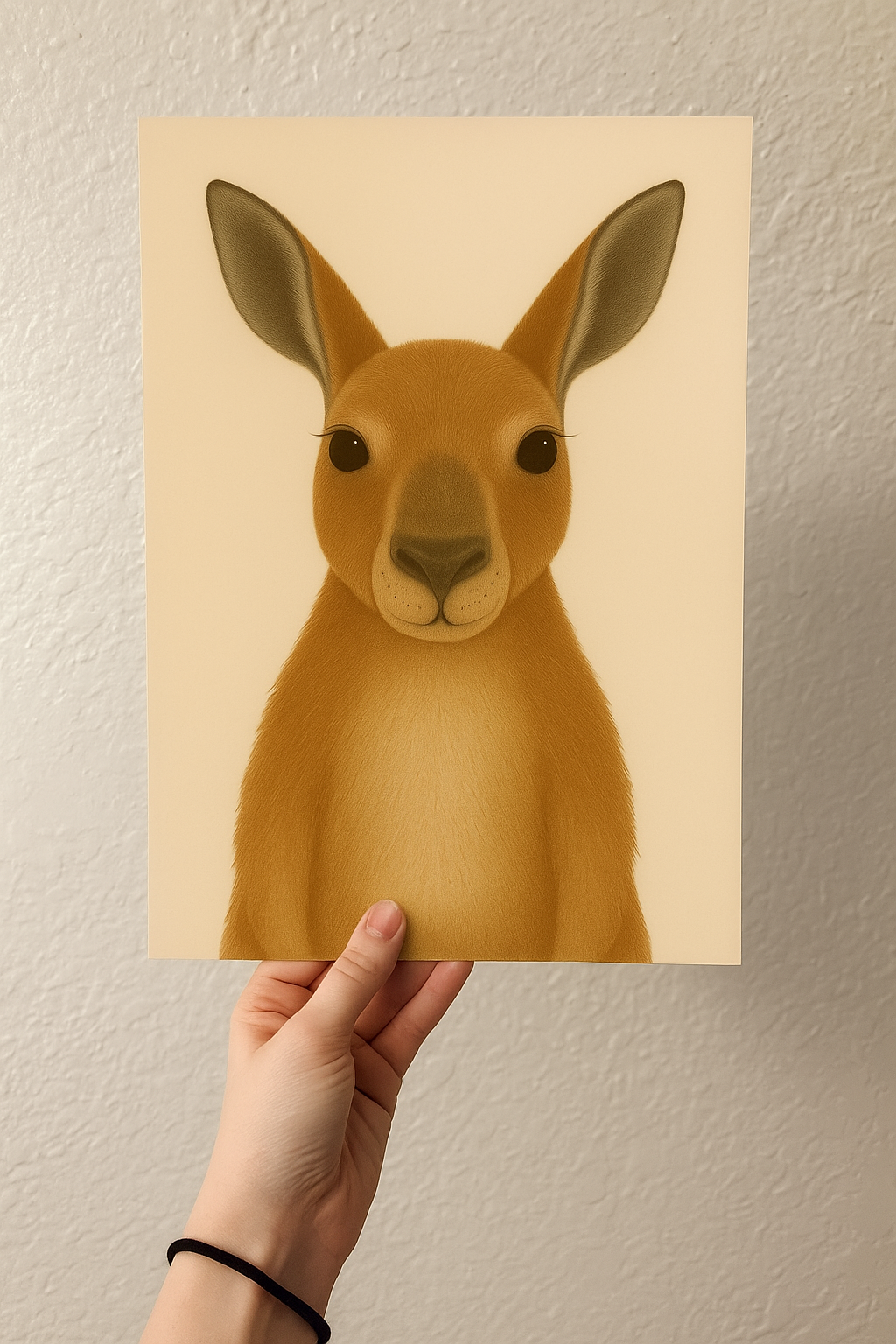 Kangaroo – Hand Drawn Wildlife Print