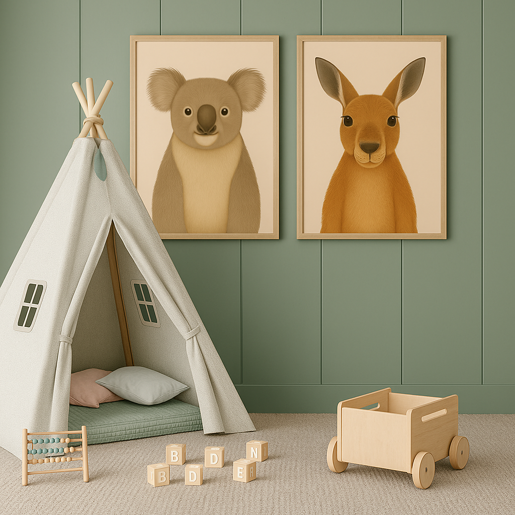 Koala – Hand Drawn Wildlife Print