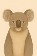 Koala – Hand Drawn Wildlife Print