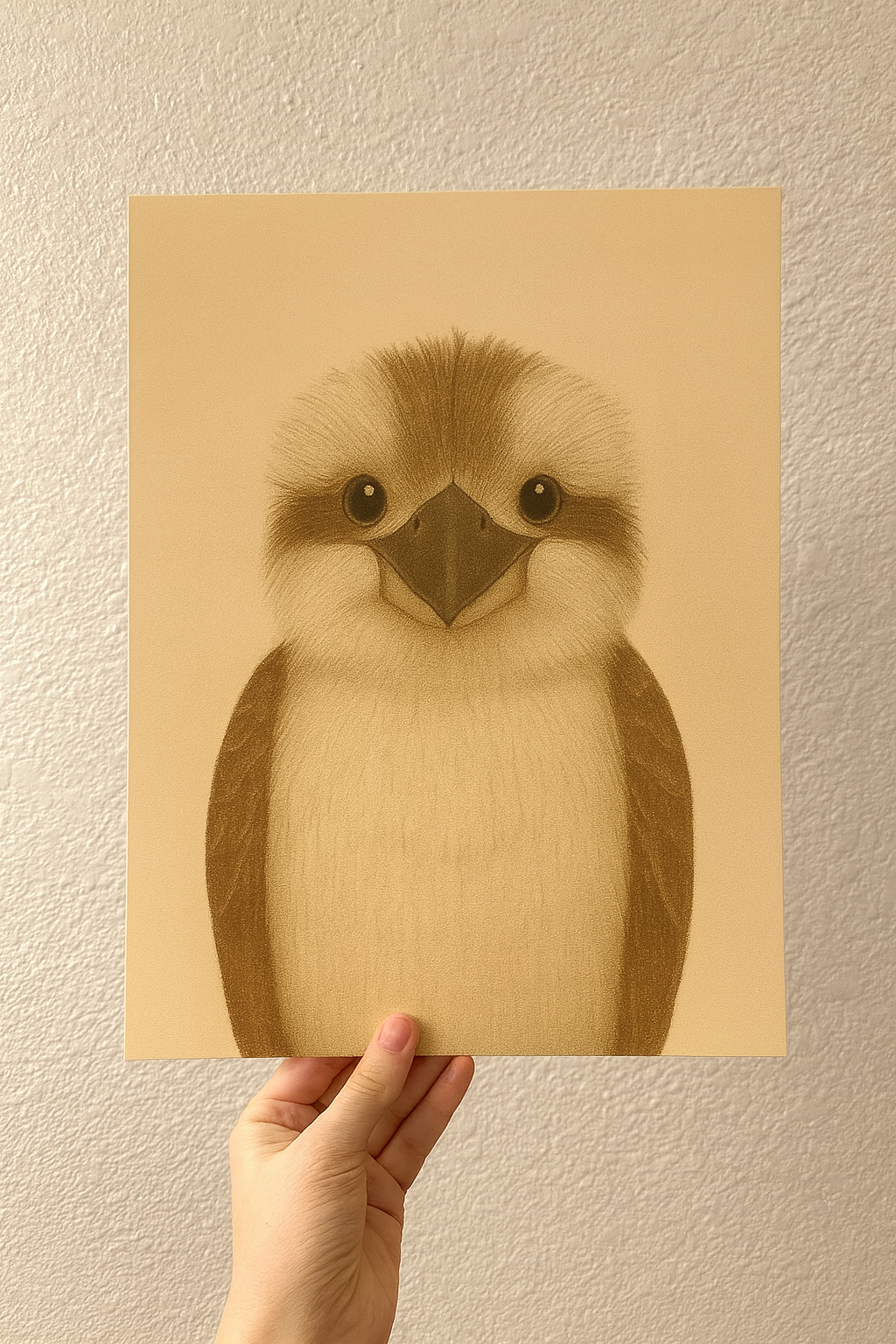 Kookaburra – Hand Drawn Wildlife Print
