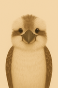 Kookaburra – Hand Drawn Wildlife Print
