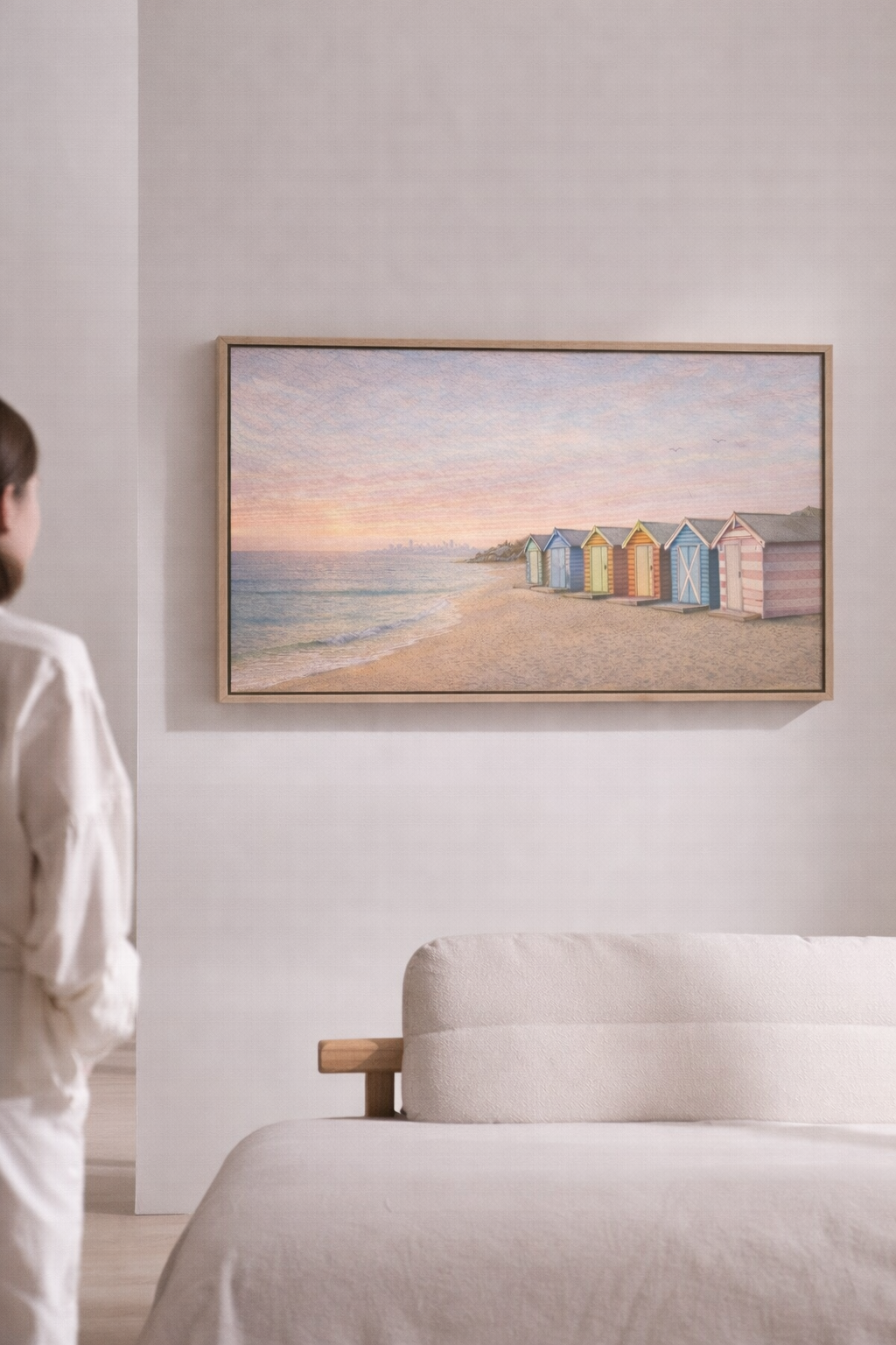 Brighton Beach Bathing Boxes  — Fine Art Print