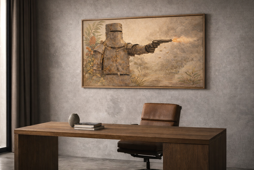 Ned Kelly — Last Stand (Fine Art Print)