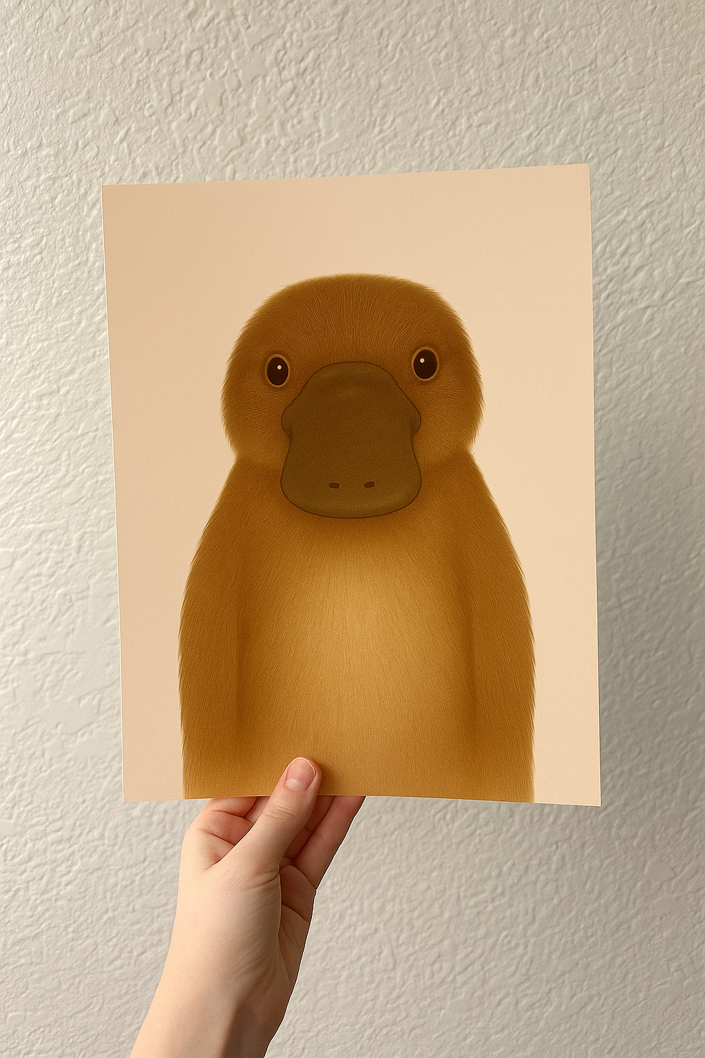 Platypus – Hand Drawn Wildlife Print