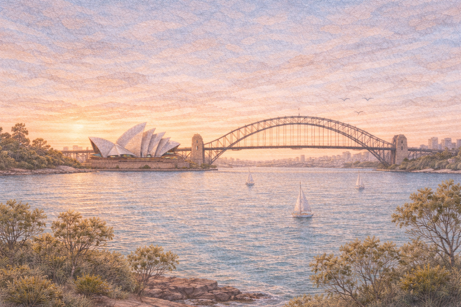 Sydney Harbour  — Fine Art Print